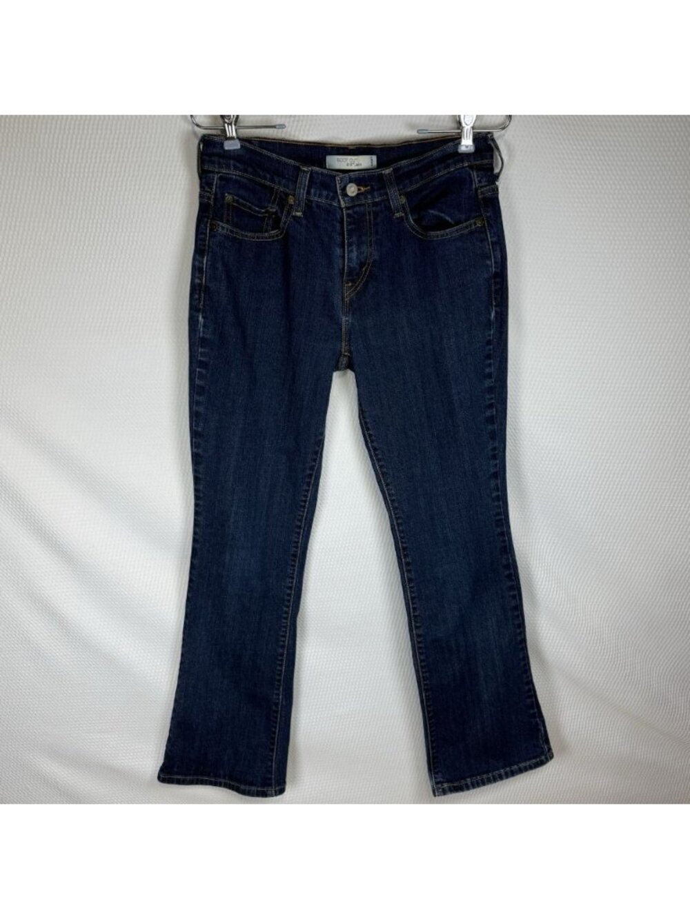 Levi’s 515 Boot Cut Jeans Women’s Size 4 Short Dark Wash Stretch Denim Y2K